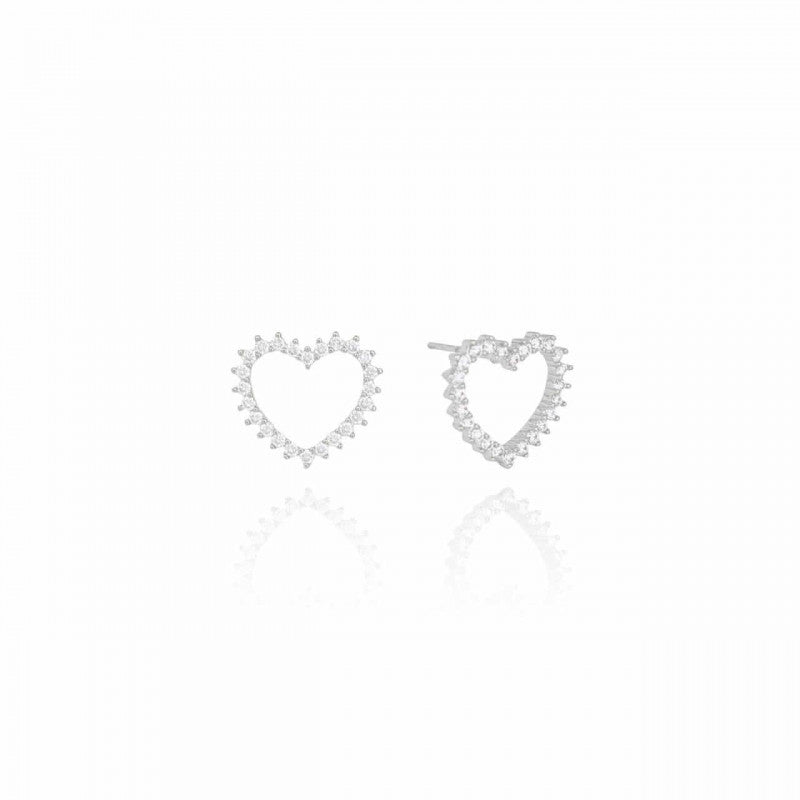 Earring Caroline - White Rhodium