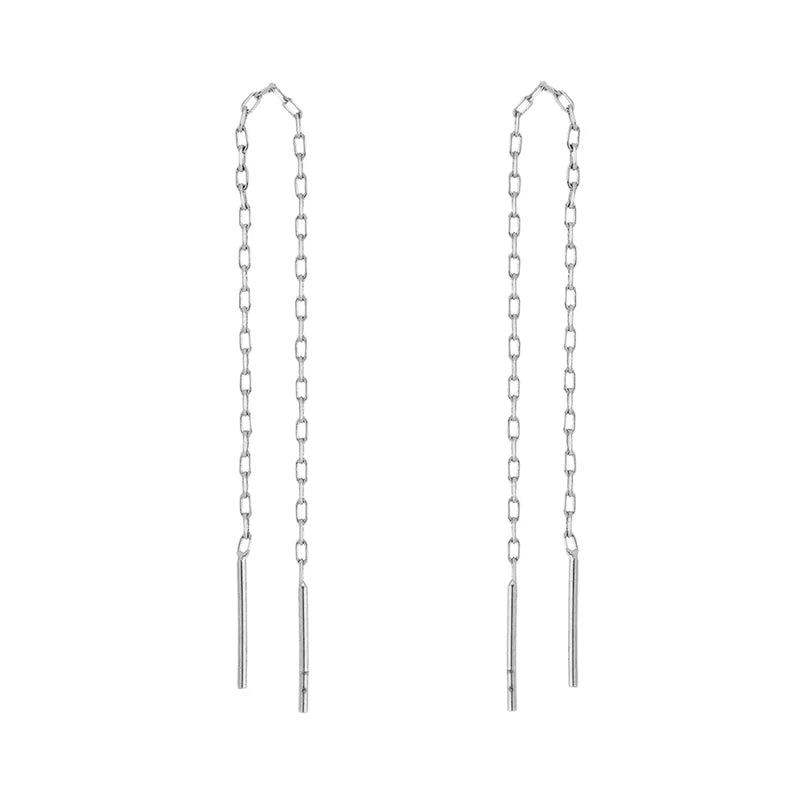 Earring Needle - White Rhodium