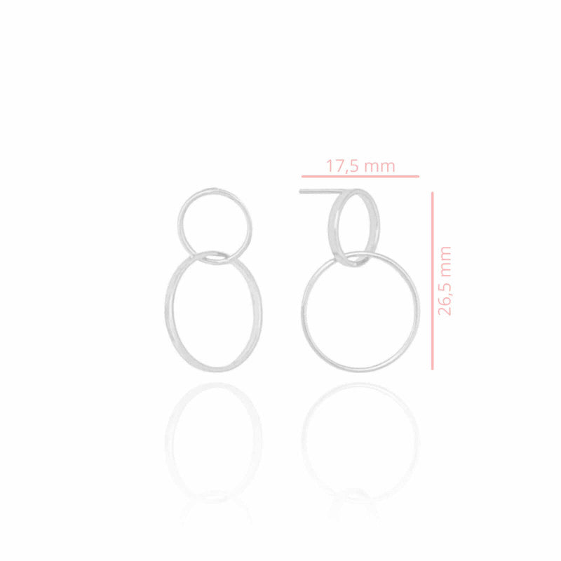 Earring Clarissa - White Rhodium