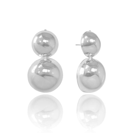 Earring Cecilia - White Rhodium