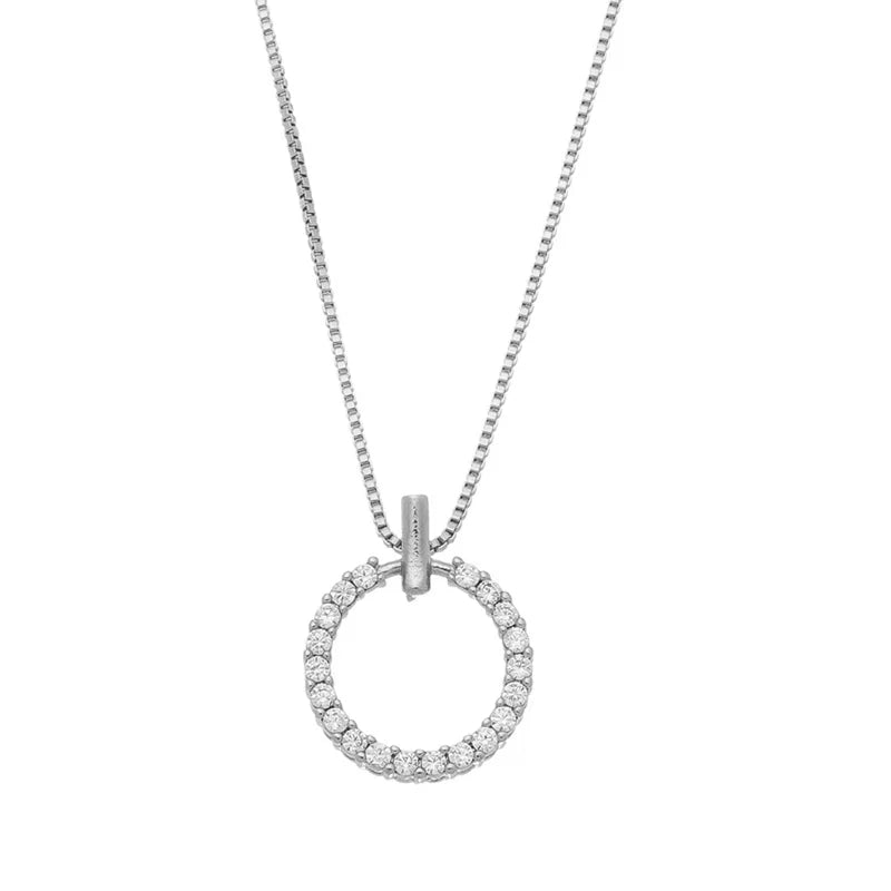 Necklace Gabriella - White Rhodium