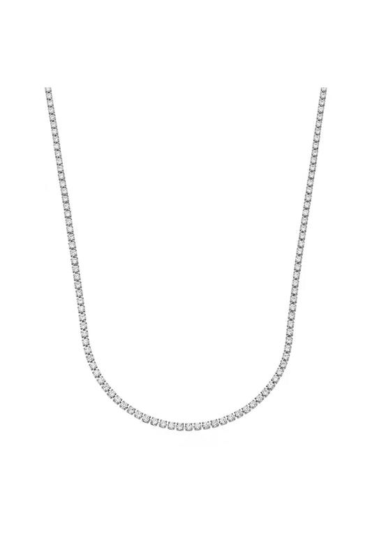 Necklace Georgia - White Rhodium