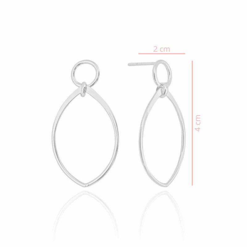 Earring Chloe - White Rhodium