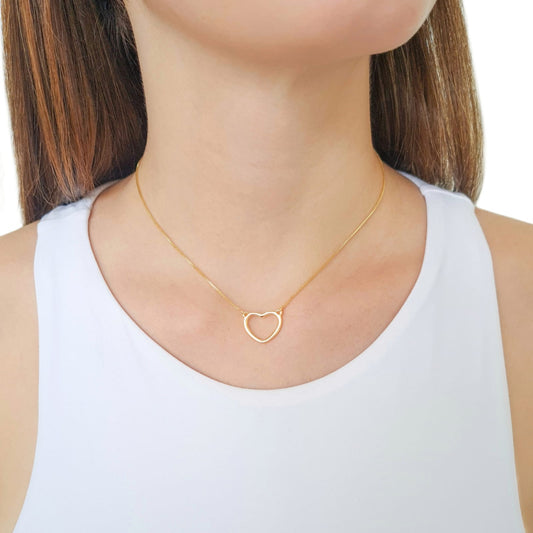 Necklace Heart Kids - 18K Gold