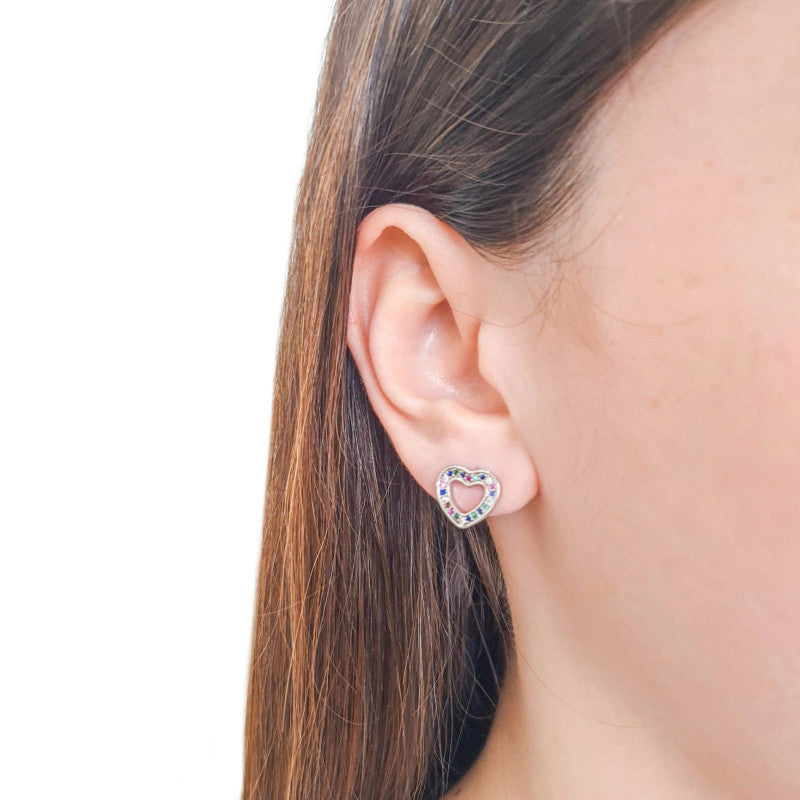 Earring Cora - White Rhodium