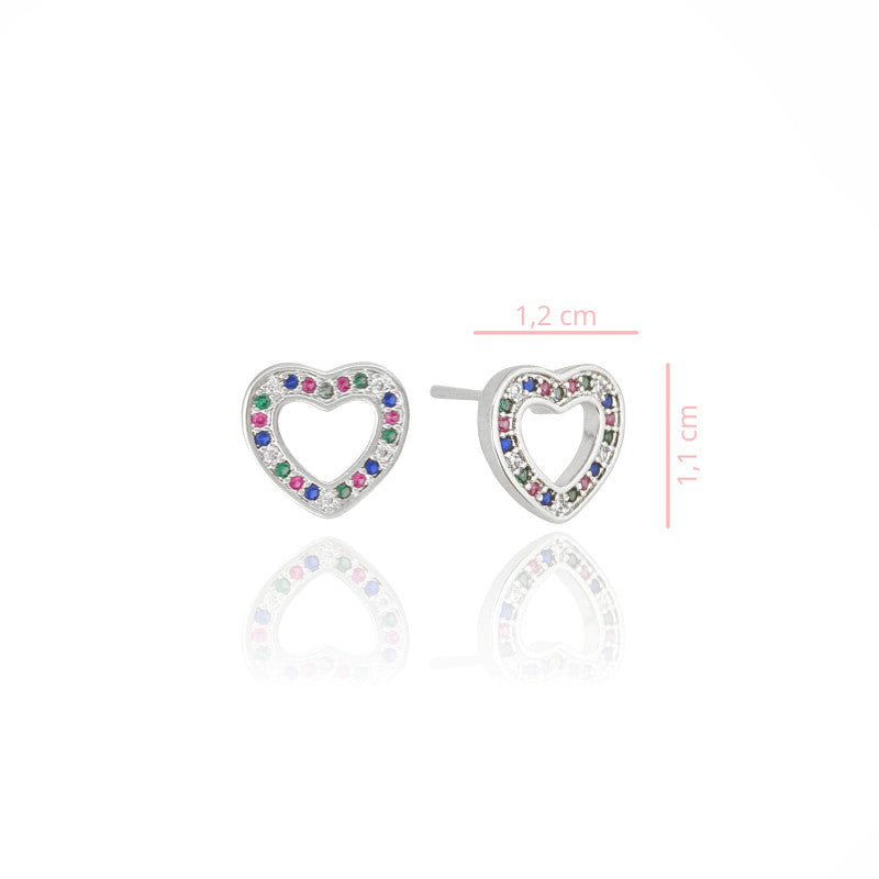 Earring Cora - White Rhodium