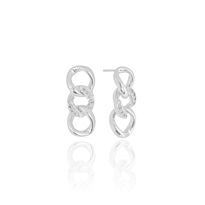 Earring Claire - White Rhodium