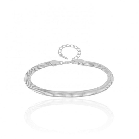 Bracelet Snake - White Rhodium