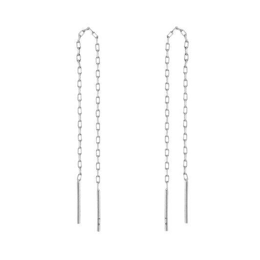 Earring Needle - White Rhodium