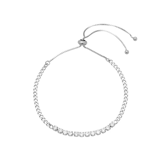 Bracelet Reese - White Rhodium