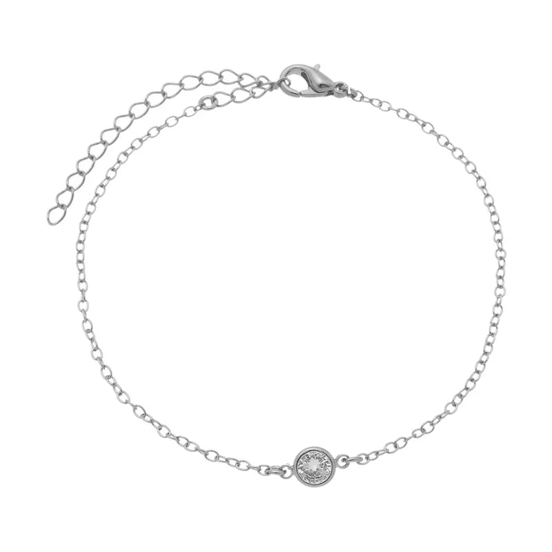 Bracelet Crystal Zirconia - White Rhodium