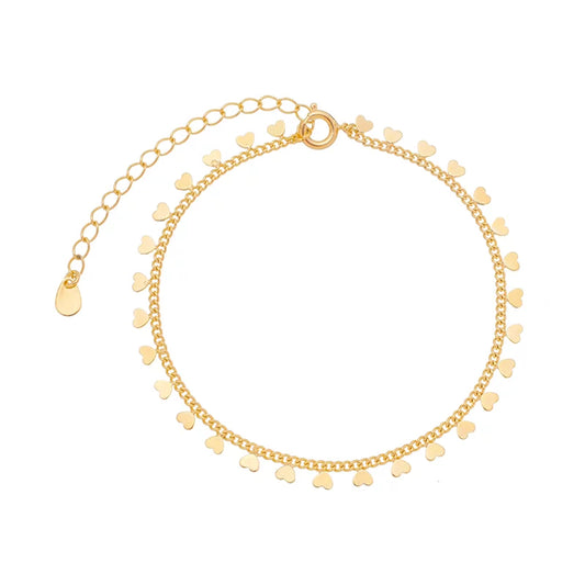 Bracelet Hearts - 18K Gold