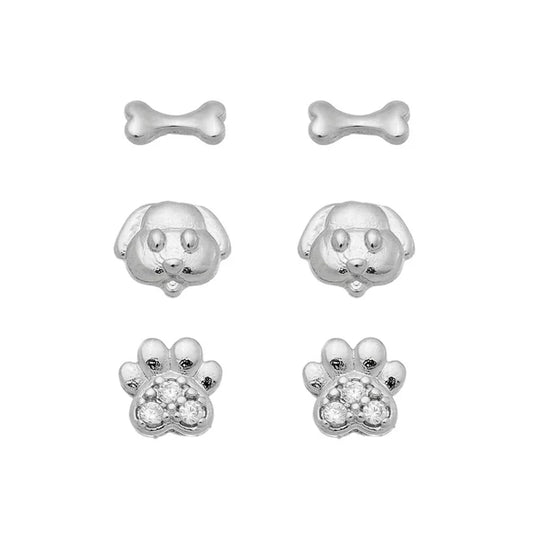 Earring Camila - White Rhodium